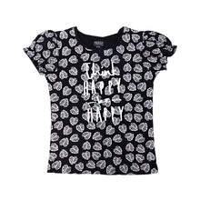 Load image into Gallery viewer, Girls S/S Top (Style-TG231202) Black
