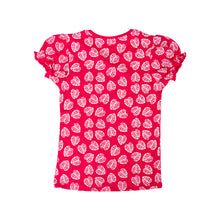 Load image into Gallery viewer, Girls S/S Top (Style-TG231202) Dark Pink