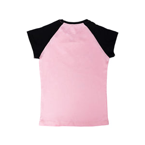Girls S/S Top (Style-TG231204) Light Pink