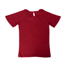 Load image into Gallery viewer, Girls E/S Top (Style-TG231205) Maroon