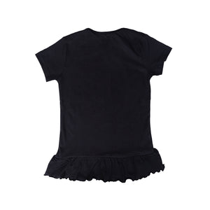 Girls S/S Top (Style-TG231206) Black