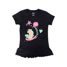 Load image into Gallery viewer, Girls S/S Top (Style-TG231206) Black