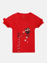 Load image into Gallery viewer, Girls Top (Style-OTG192212) Red