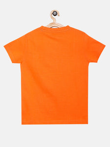 Boys PJ Set S/S(Style-OSB201304) Orange/Light Blue