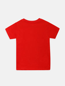 Boys S/S Tee (Style-OTB192104) Red