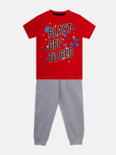 Load image into Gallery viewer, Boys PJ Set S/S(Style-OSB201303) Red/Grey