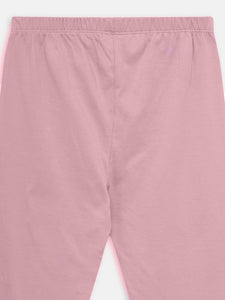 Girls PJ Set S/S(Style-OSG202401) Grey/Light Pink