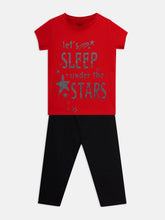 Load image into Gallery viewer, Girls PJ Set S/S(Style-OSG202401) Red/Black