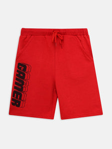 Boys Shorts (Style-OTB211107) Red