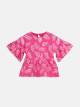 Load image into Gallery viewer, Girls E/S Top (Style-OTG211203) Dark Pink
