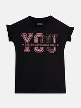 Load image into Gallery viewer, Girls E/S Top (Style-OTG211202) Black