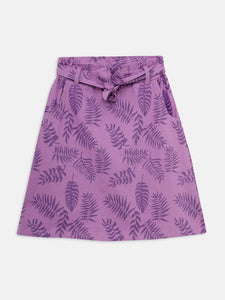 Girls Skirt (Style-OTG211206) Purple